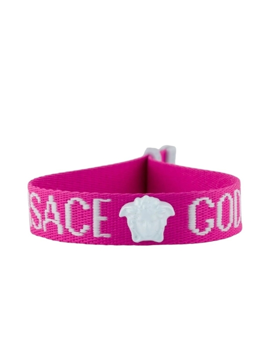 Versace Jewelry - Versace Medusa Rubber Fabric  Bracelet (Unisex)